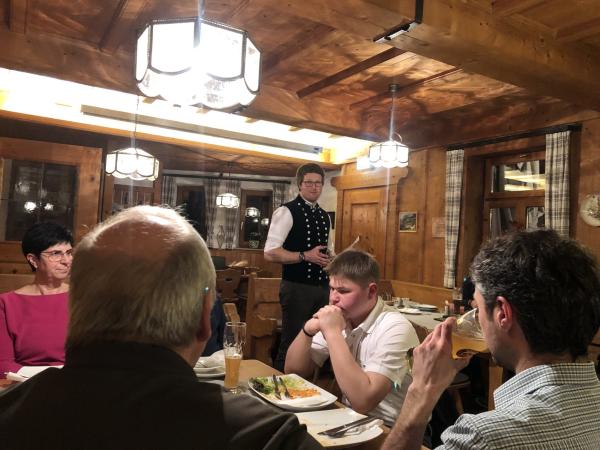 Manuel Numberger führte durch den Abend